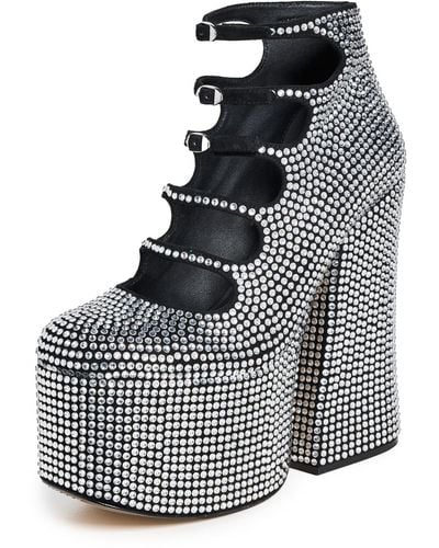 Marc Jacobs Kiki Rhinestone Ankle Boots - Black