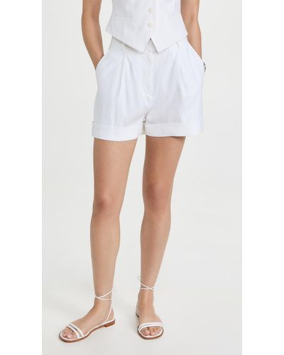 Rag & Bone Ivy Linen Shorts - White