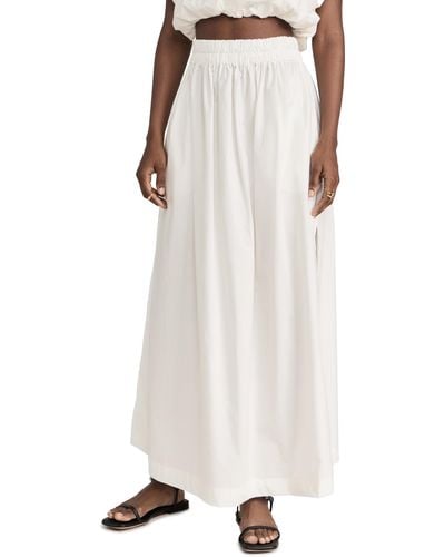 Mikoh Swimwear Delia Maxi Skirt - White