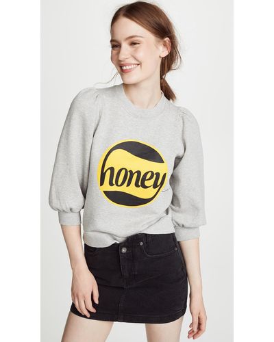 Ganni Honey Sweatshirt - Grey