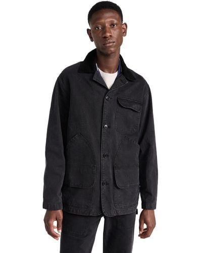 Alex Mill Aex Mi Frontier Jacket Washed Back X - Black