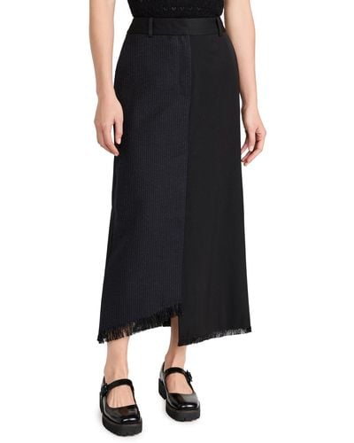 Rohe Double Fabric Skirt - Black
