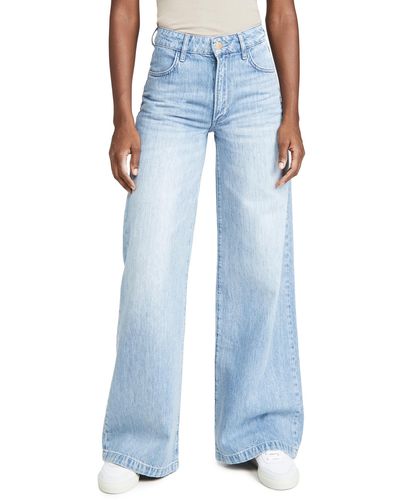 Triarchy High Rise Wide Leg Jeans - Blue
