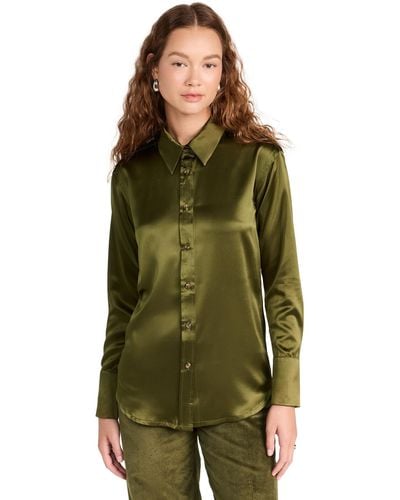 SPRWMN Slim Button Up Shirt - Green