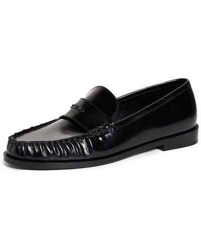 STAUD Loulou Loafers - Black