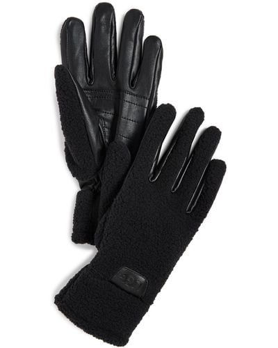 UGG Sherpa Gloves - Black
