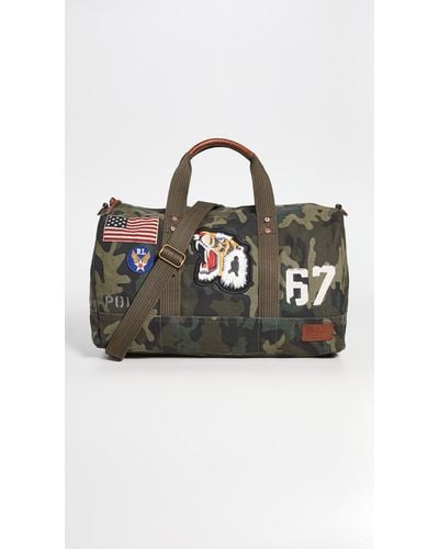 Polo Ralph Lauren Camo Canvas Duffle Bag - Multicolor