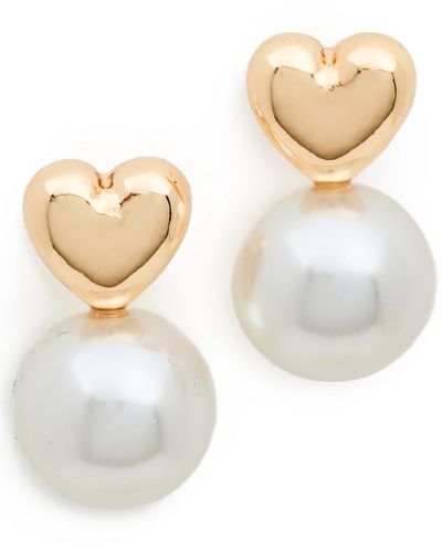 Shashi Lucy Pearl Earrings - Multicolor