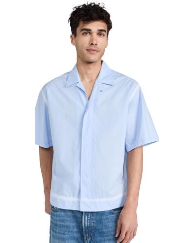MM6 by Maison Martin Margiela Short Sleeved Shirt - Blue