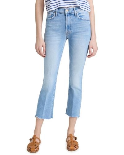Mother The Insider Crop Jeans - Blue