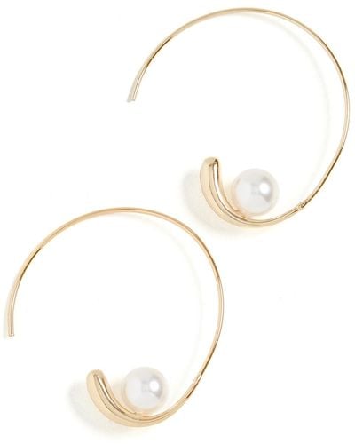 Shashi Jemma Earrings - White