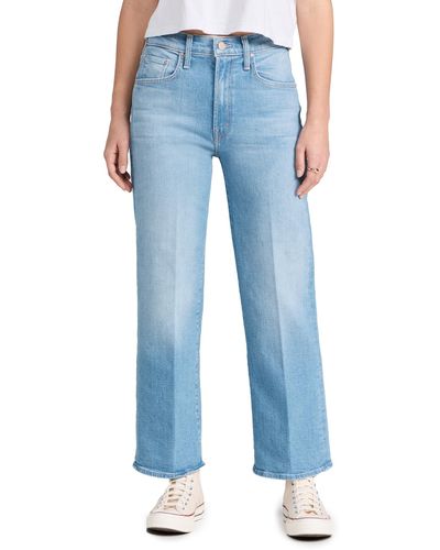 Mother The Rambler Zip Ankle Jeans - Blue