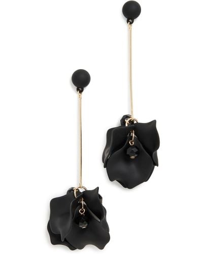 Shashi Petunia Earrings - Black