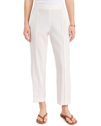 Vince Mid Rie Tapered Pull On Pant - White