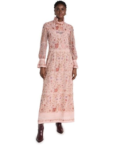 Antik Batik Ari Long Dress - Pink
