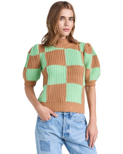 English Factory Check Pattern Sweater - Multicolour