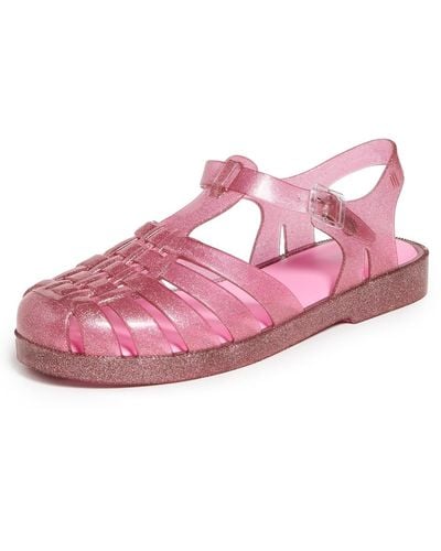 Melissa Possession Shiny Fisherman Sandals - Pink