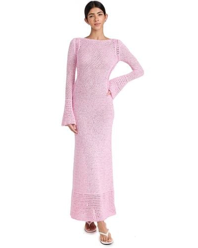 Significant Other Una Bell Sleeve Maxi Dress - Pink