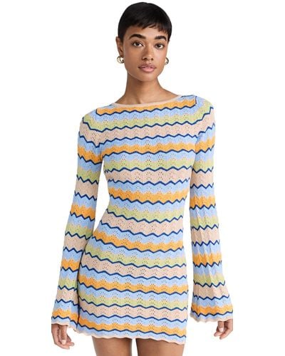 Seven Wonders Isabo Ini Dress Blue Ulti - Multicolor