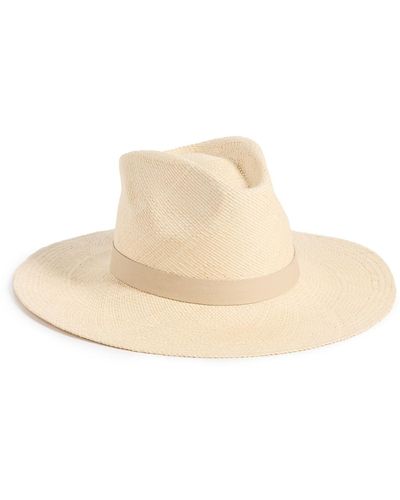 Brixton Harper Panama Traw Hat Catalina And - White