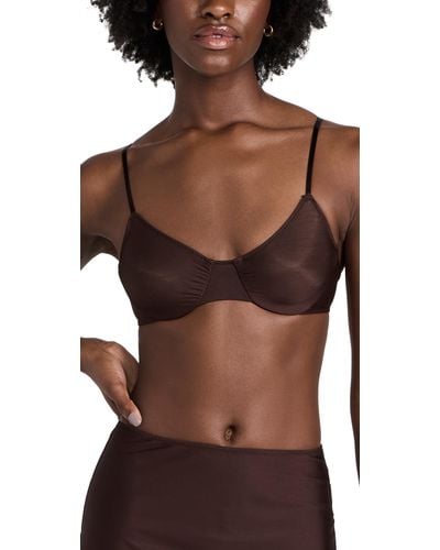 Only Hearts Ony Heart Econd Kin Underwire Bra Chocoate - Black