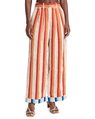 Rosie Assoulin Tailo Relaxed Trouser - Orange