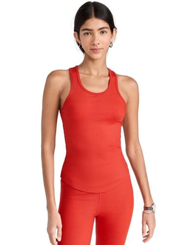 Year Of Ours Ribbed Sporty Tank - Red