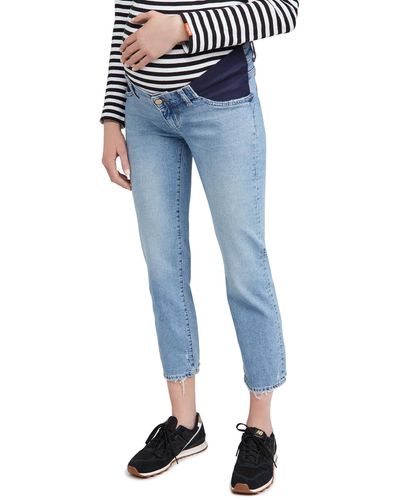 DL1961 Patti Straight Maternity Ankle Jeans - Blue
