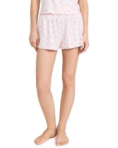Z Supply Z Suppy Dawn Candy Hearts Short - White