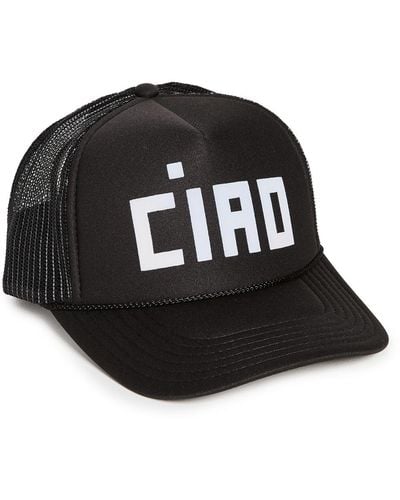Clare V. Ciao Trucker Hat - Black