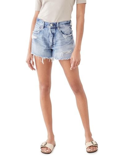 Moussy Packard Shorts - Blue