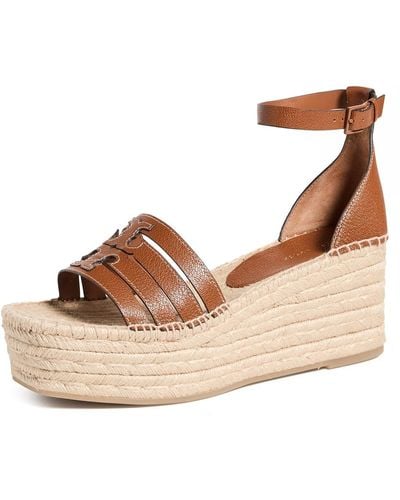 Tory Burch Ines Cage Wedge Espadrilles 0mm - Multicolor