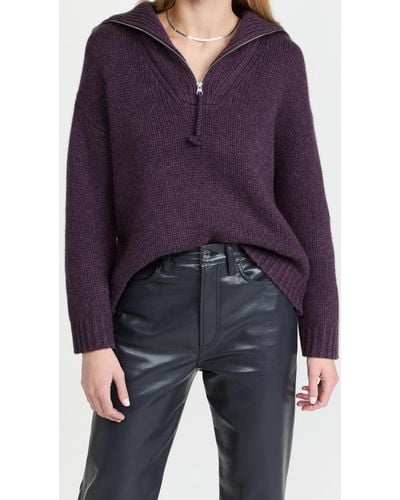 SABLYN Simone Cashmere Sweater - Purple