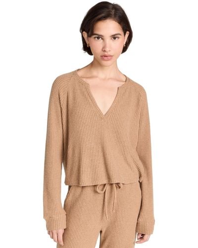 Beyond Yoga Free Tyle Pullover - Natural
