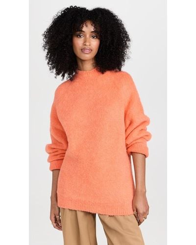 Rohe Soft Brushed Knit Sweater - Orange