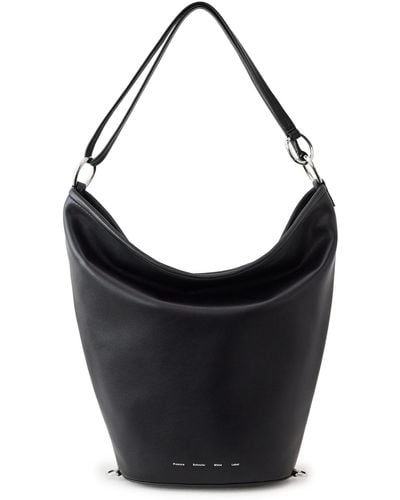 Proenza Schouler Leather Spring Bucket Bag - Black