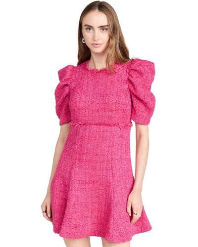 Likely Tweed Alia Dress - Pink