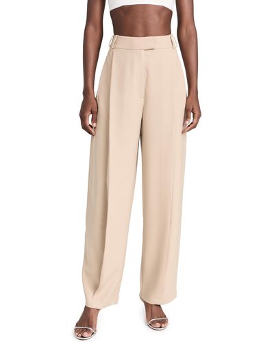 RE ONA Joey Suit Pants - Natural