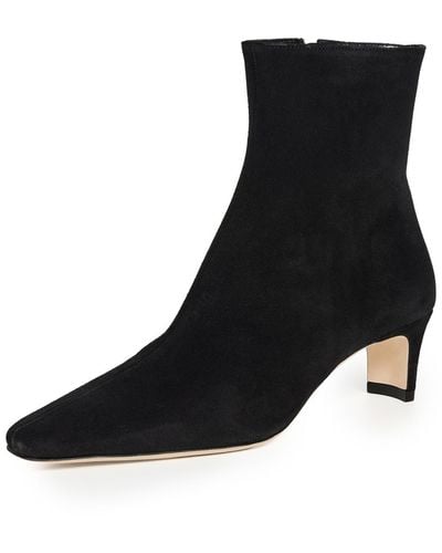 STAUD Wally Ankle Boots - Black