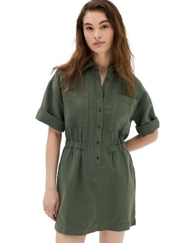 Apiece Apart Pamera Mini Dress - Green
