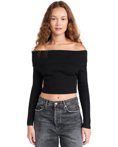 Line & Dot Heart Struck Sweater - Black