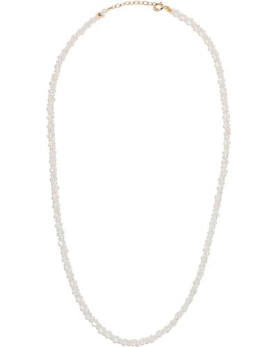 JIA JIA April Beaded Necklace - White