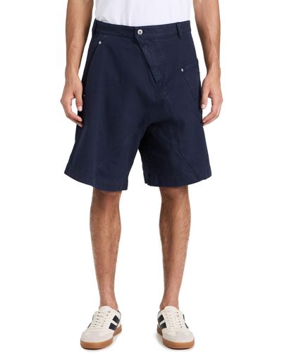 JW Anderson Twisted Shorts - Blue