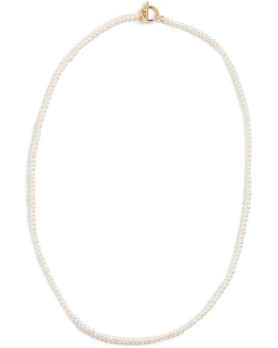 Shashi Pearl Ciel Necklace - White