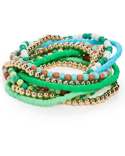 Roxanne Assoulin La Ponche Bracelet Bunch - Green