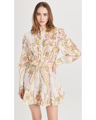 HEMANT & NANDITA WHITE GAUZE DRESS