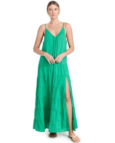 L*Space Goldie Cover Up Dress - Green