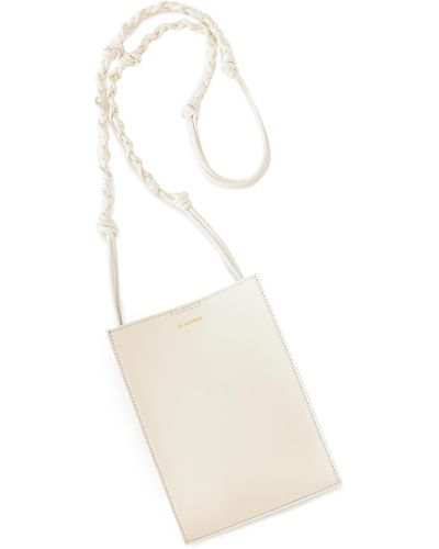 Jil Sander Tangle Small Crossbody Bag - White