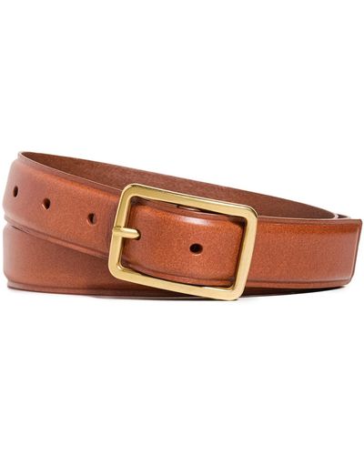 Madewell Square-buckle Leather Belt - Black