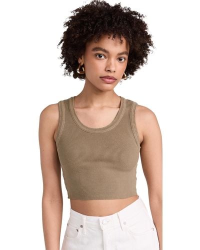 Agolde Agode Cropped Poppy Tank Baboo - Multicolor